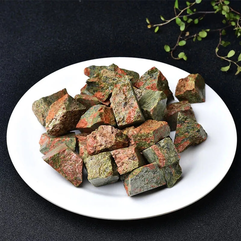 Unakite Raw Stones Crystals Wholesale - Bild 3