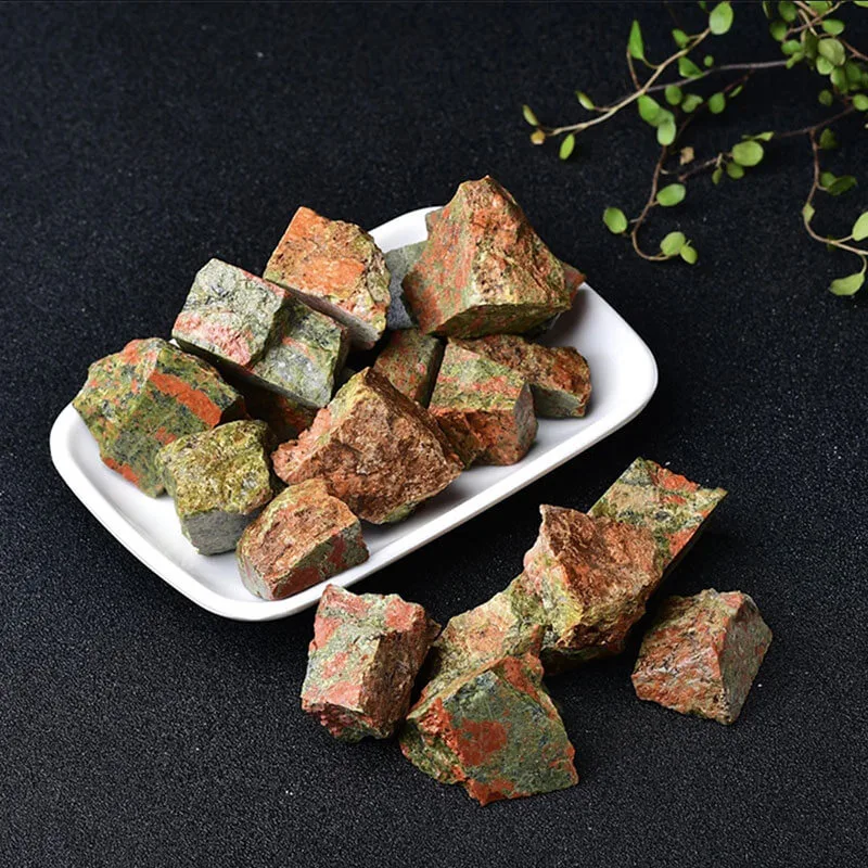 Unakite Raw Stones Crystals Wholesale - Bild 4