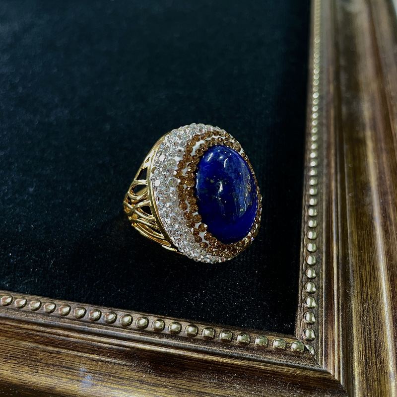 Vintage Crystal Adjustable Ring Bulk - immagine 10