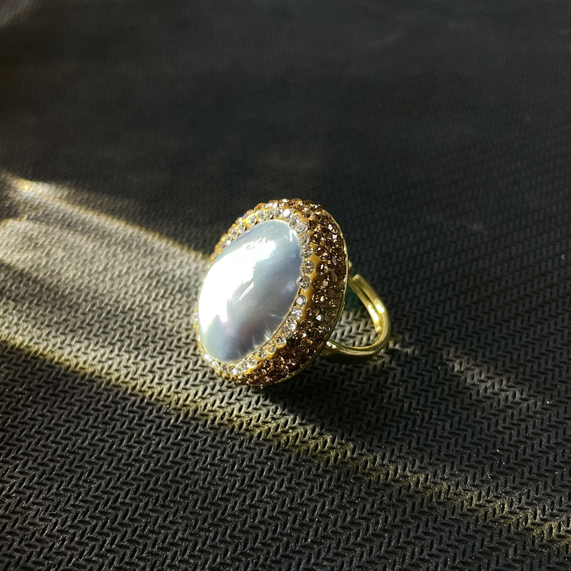 Vintage Crystal Adjustable Ring Bulk - immagine 7