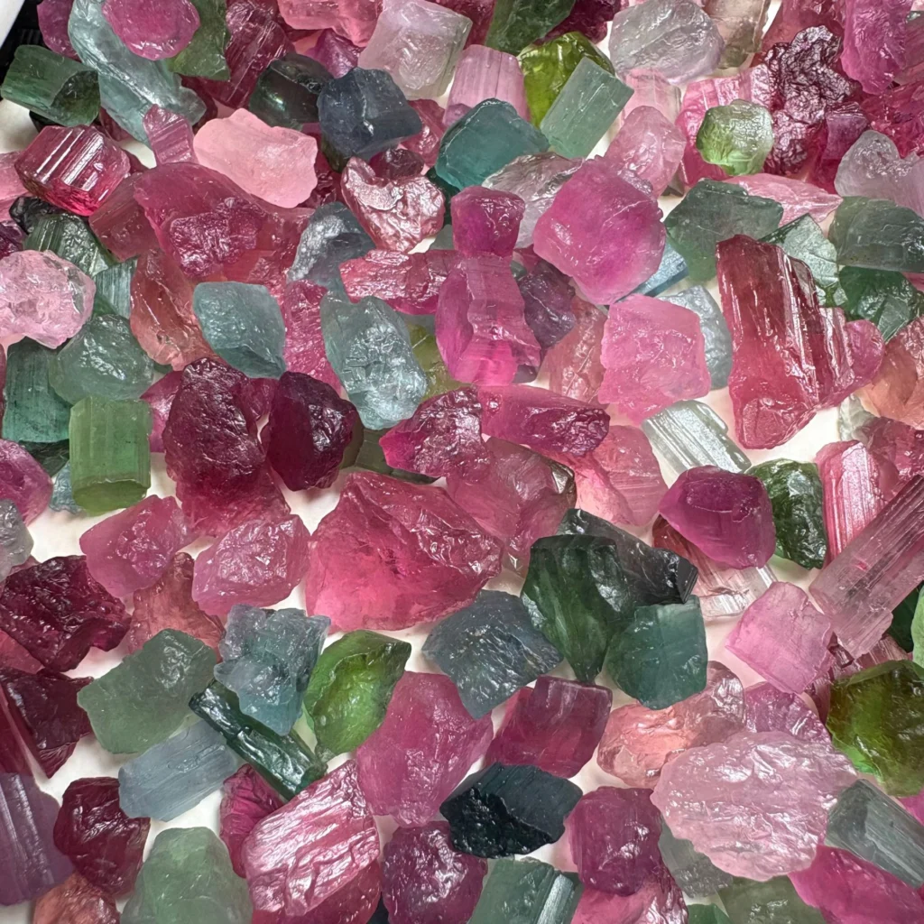 Watermelon Tourmaline Gravel