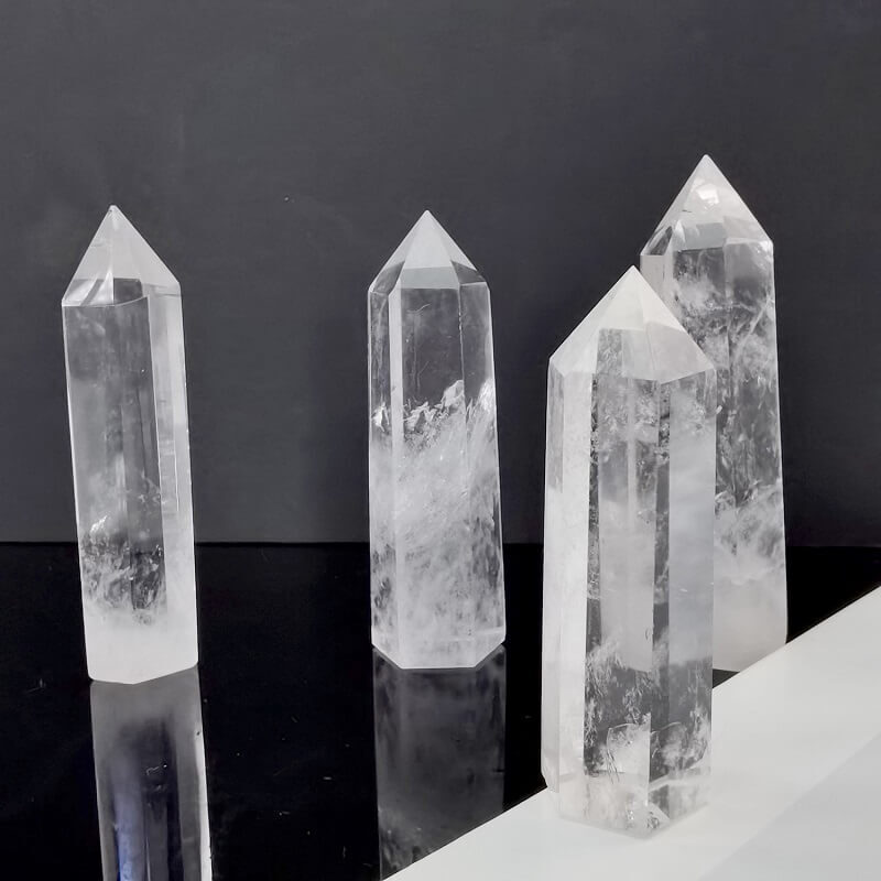 White Clear Quartz Tower 4