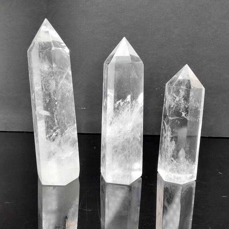 White Clear Quartz Tower 7