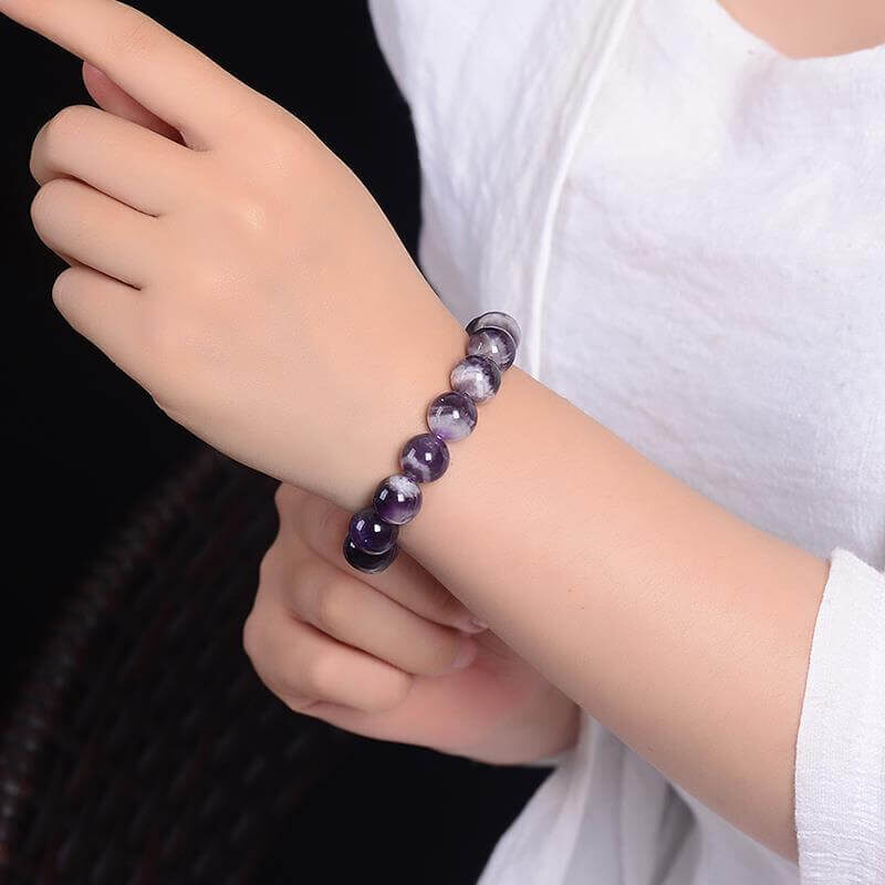 amethyst bracelet beads