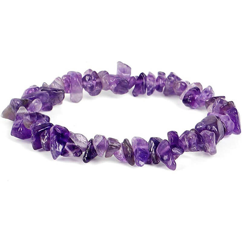 amethyst bracelet gravel