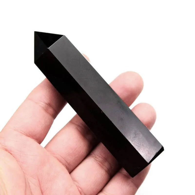 black obsidian tower point