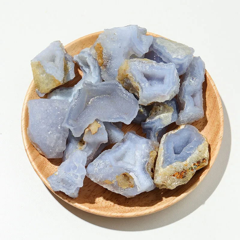 blue lace agate raw stone