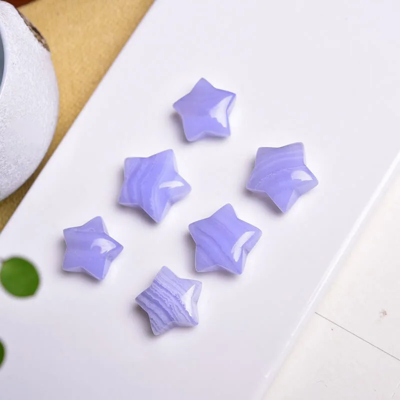 blue lace agate star