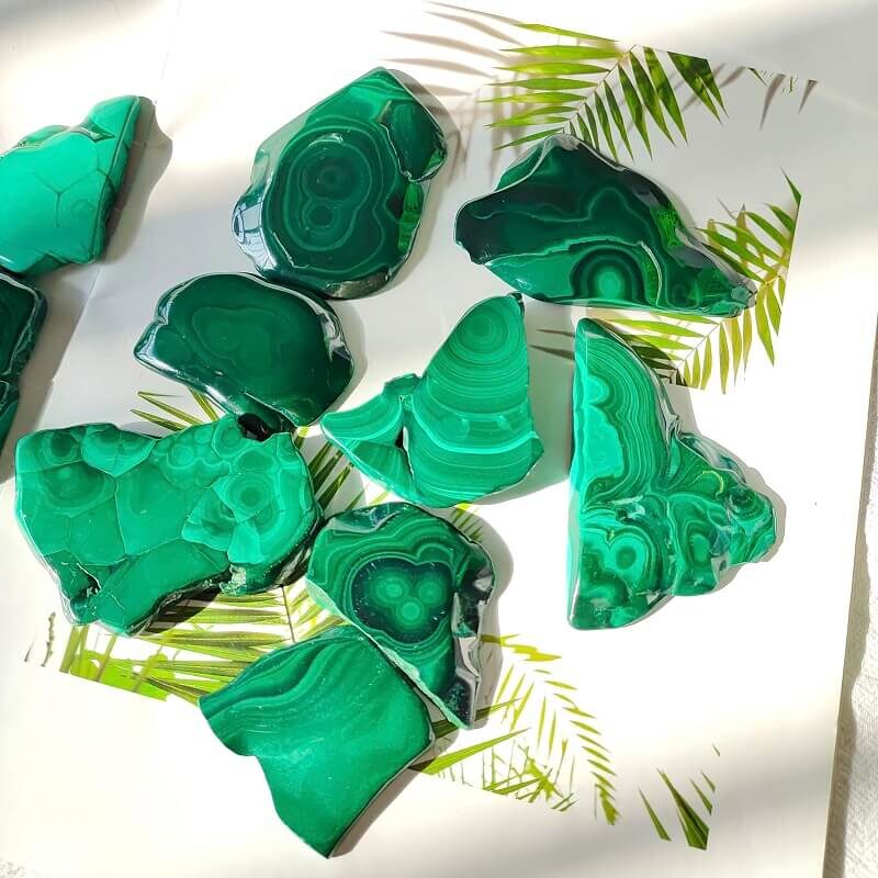 malachite slabs