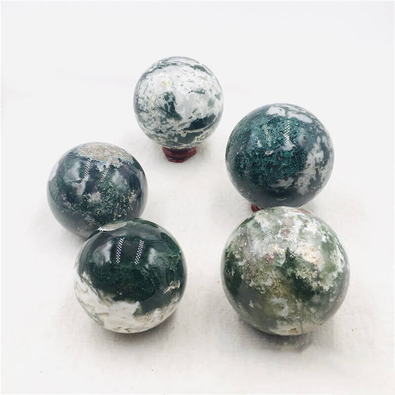 moss agate ball 3