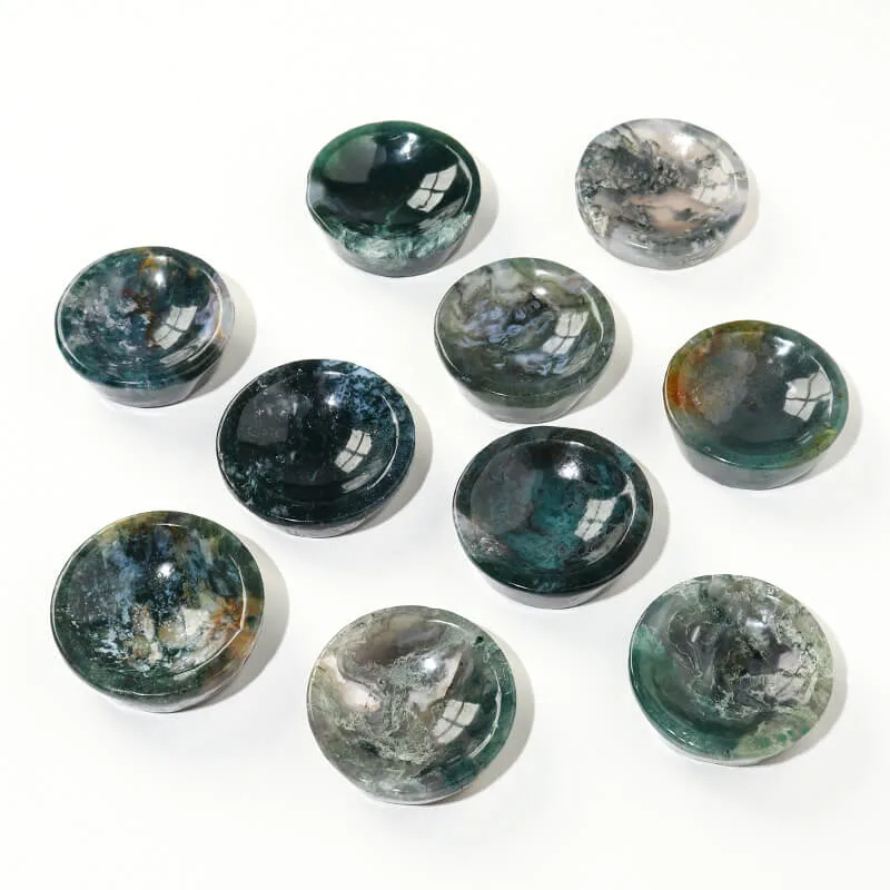 moss agate bowl