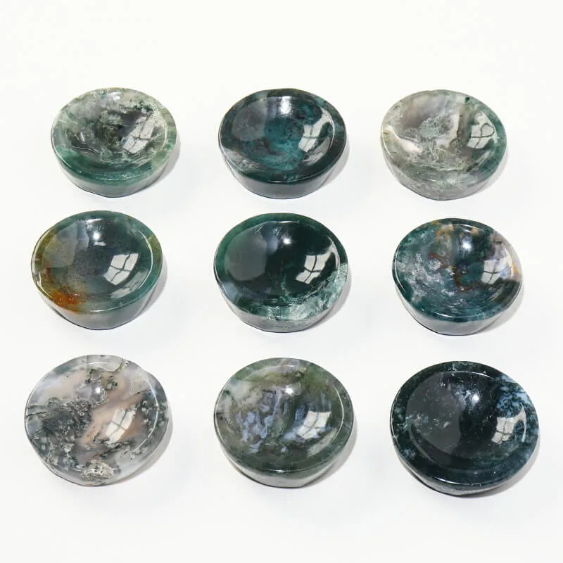 moss agate bowl