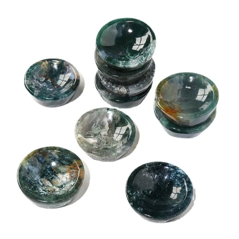 moss agate bowl