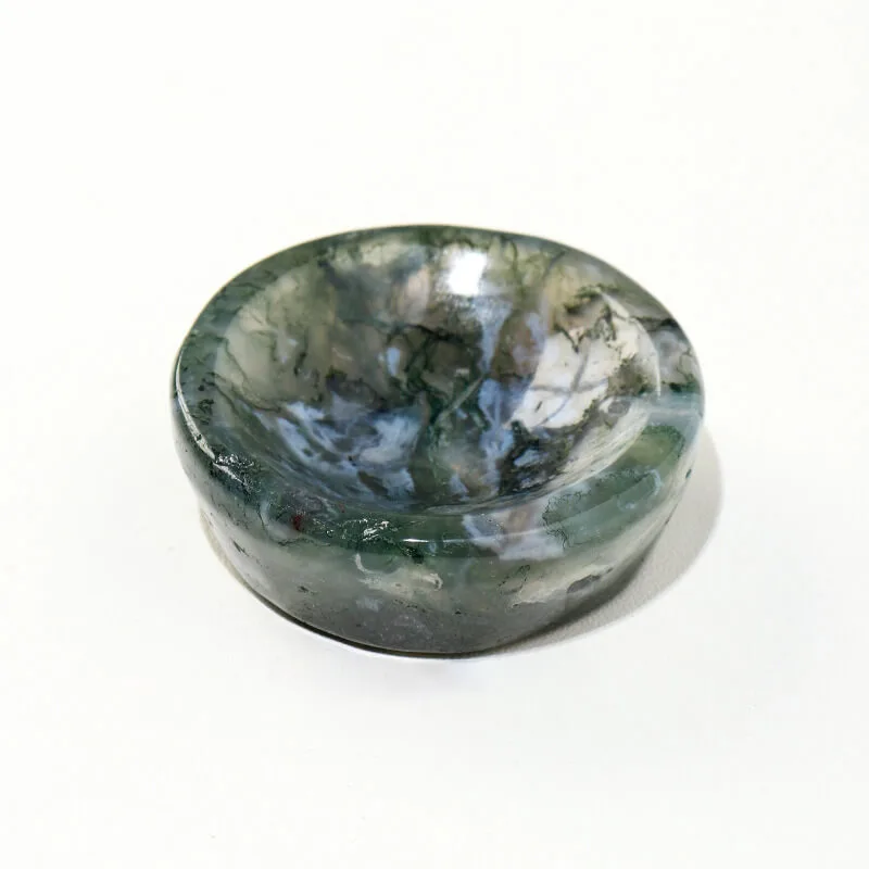 moss agate bowl
