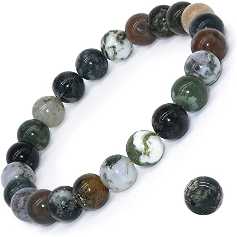 moss agate bracelet