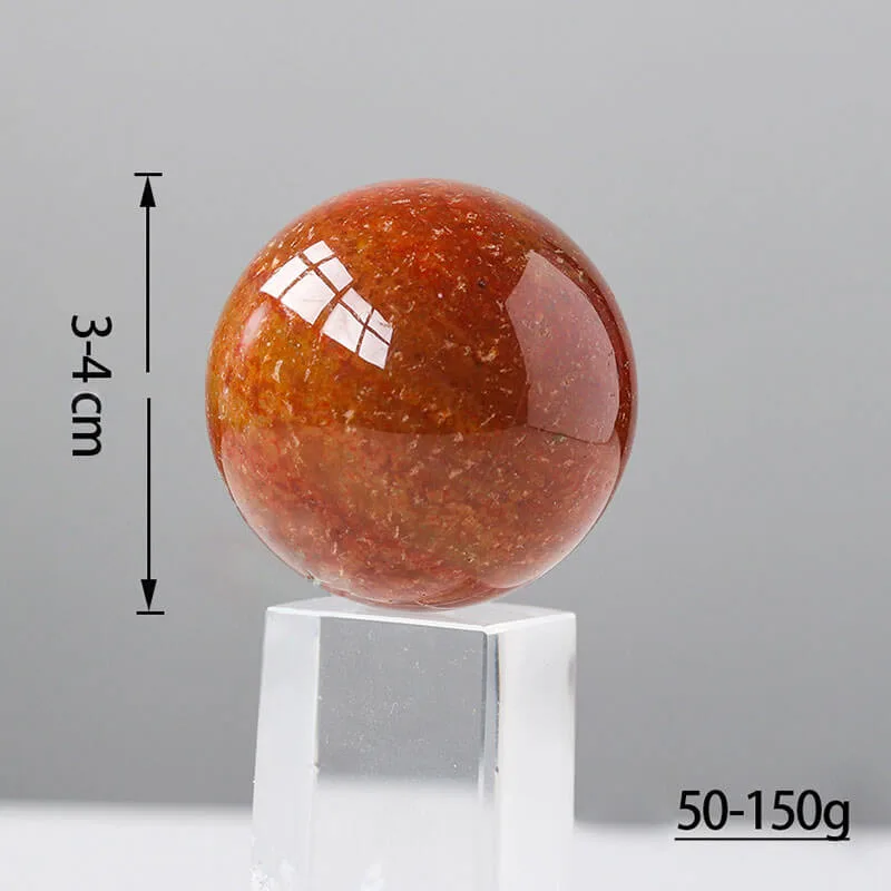 Natural Ocean Jasper Sphere Ball – Bild 6