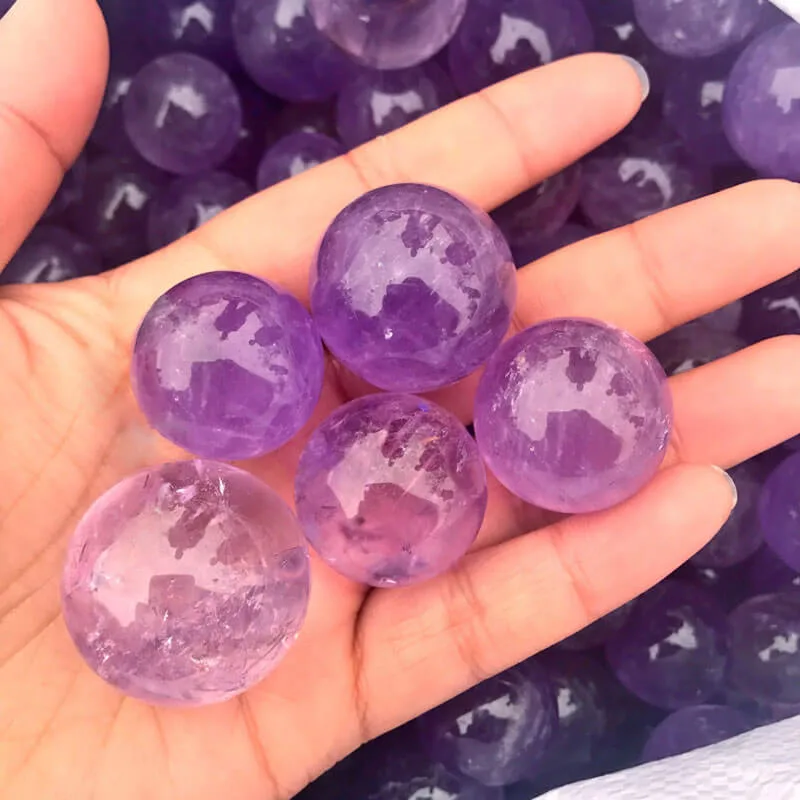 عرض بديل لـ Bulk Amethyst Spheres Crystal Beads Wholesale