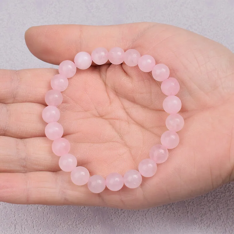 rose quartz bracelet beads