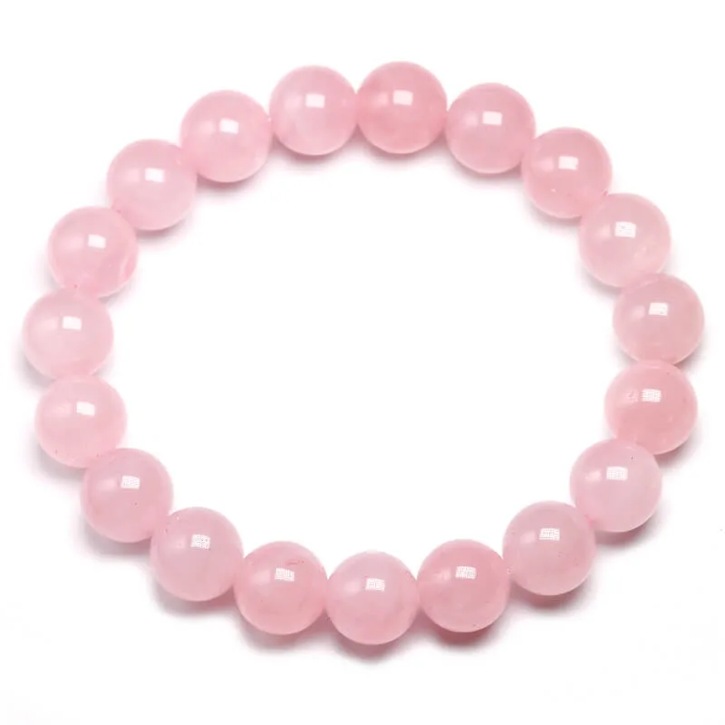 rose quartz bracelet beads