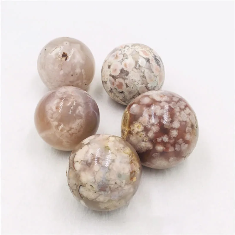 Sakura Flower Agate Ball Blossoms - Image 3