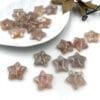 Sakura Flower Agate Star Crystal Carvings