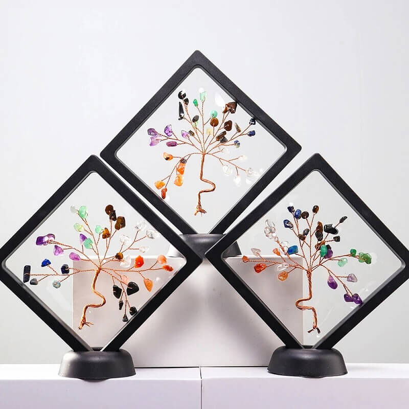 7 Chakra Gemstone Wire Tree Psychic Tree Crystals