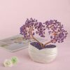 Amethyst Crystal Heart Healing Tree