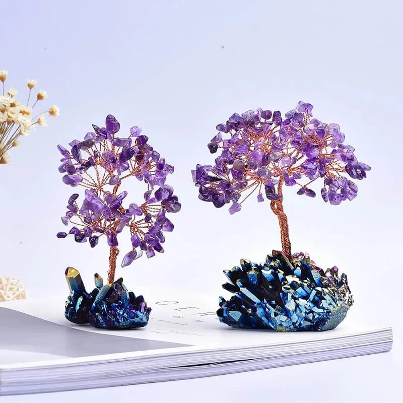 Amethyst Tree Christmas Crystal Bonsai Tree