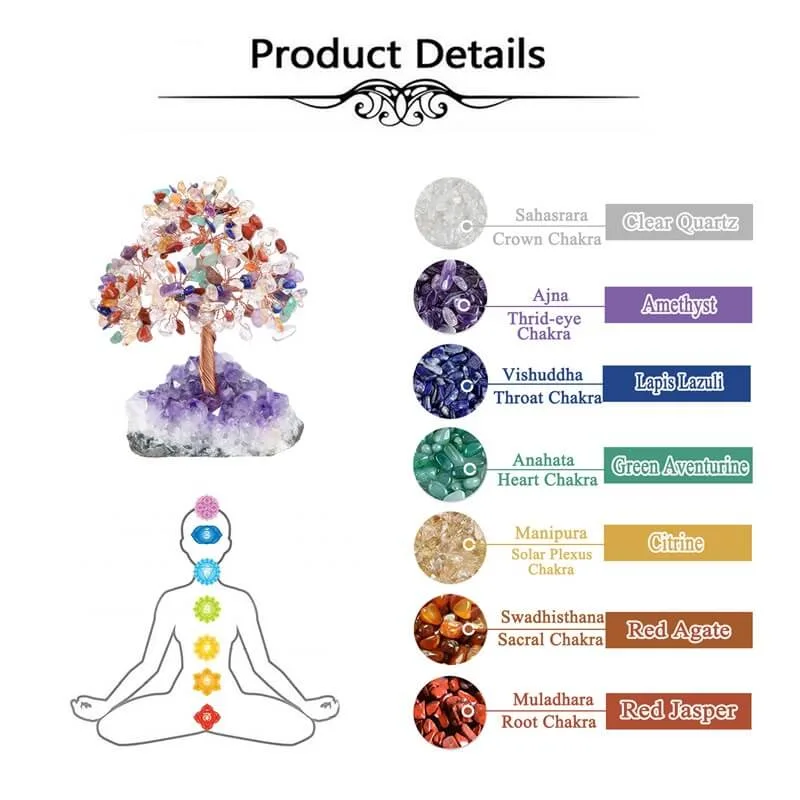 Crystal Tree Of Life Gemstone Tree - obrazek 4