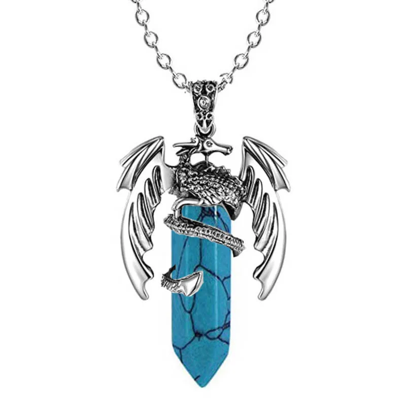 Flying Dragon Wrap Tower Crystal Pendant Wholesale - Imagen 4