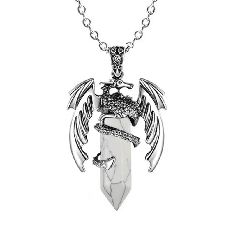 Flying Dragon Wrap Tower Crystal Pendant Wholesale - Imagen 7