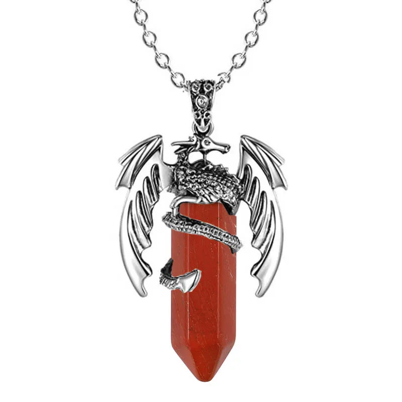 Flying Dragon Wrap Tower Crystal Pendant Wholesale - Imagen 6