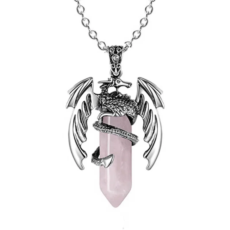 Flying Dragon Wrap Tower Crystal Pendant Wholesale - Imagen 10