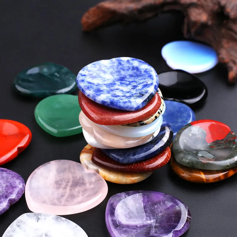 Heart Worry Stone Crystals For Worry Wholesale - Bild 2