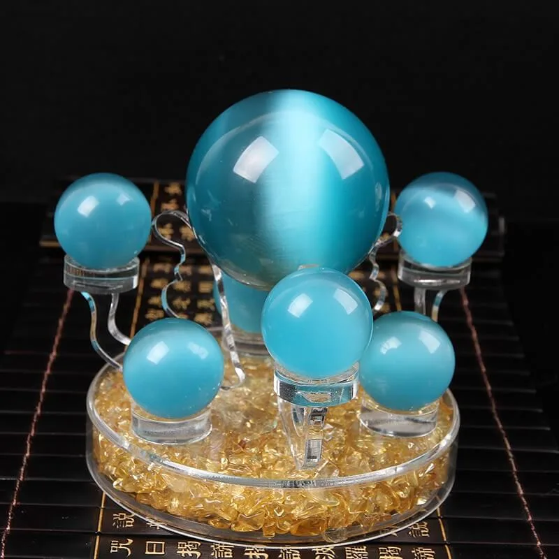 Natural Crystal Sphere Seven Balls Ornaments - Afbeelding 6