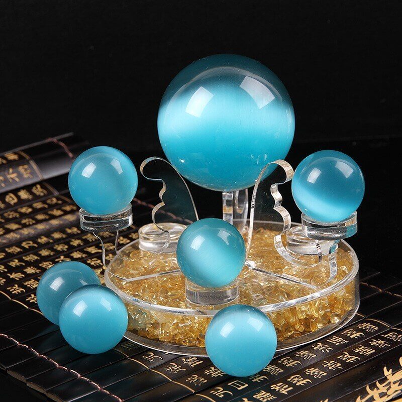 Natural Crystal Sphere Seven Balls