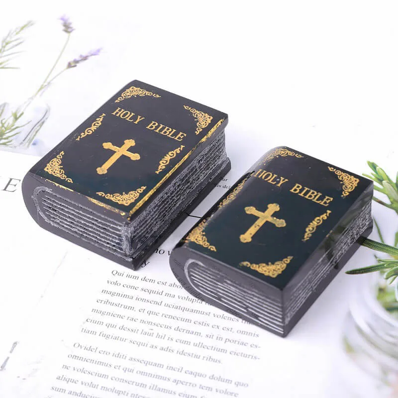 Natural Obsidian Bible Crystal Pendulum – Image 3