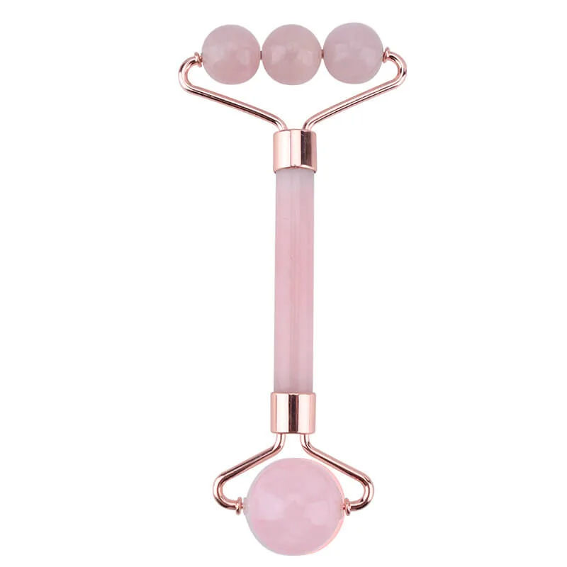 Rose Quartz Jade Roller For Skin - Afbeelding 5