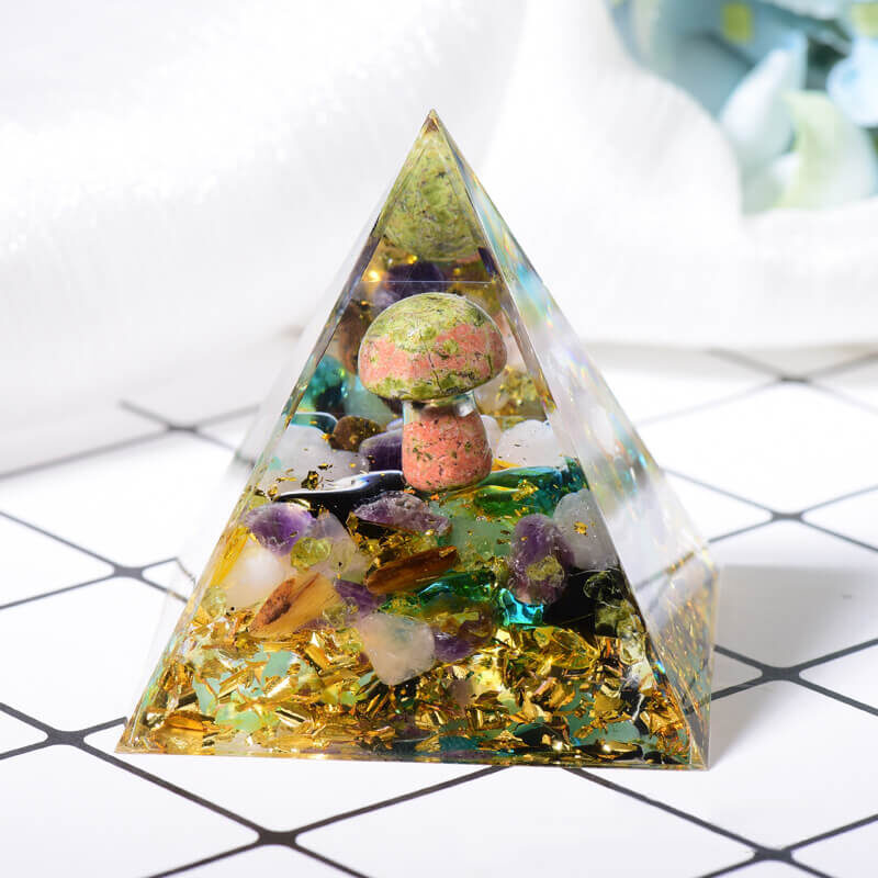 crystal pyramid mushroom