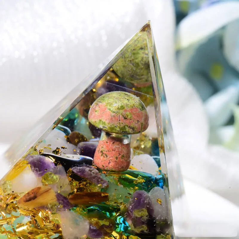 crystal pyramid mushroom