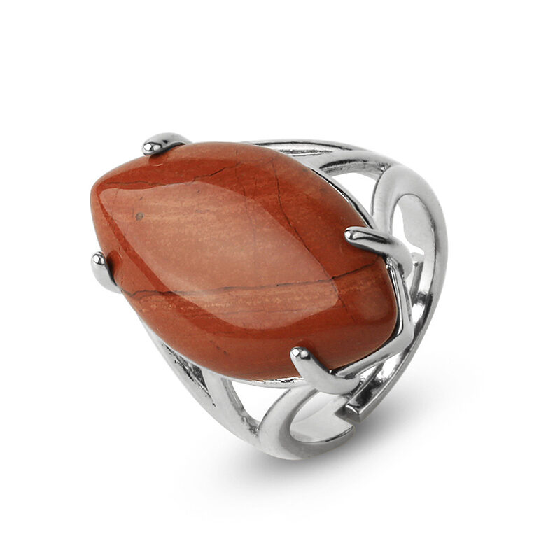 crystal ring polished stone