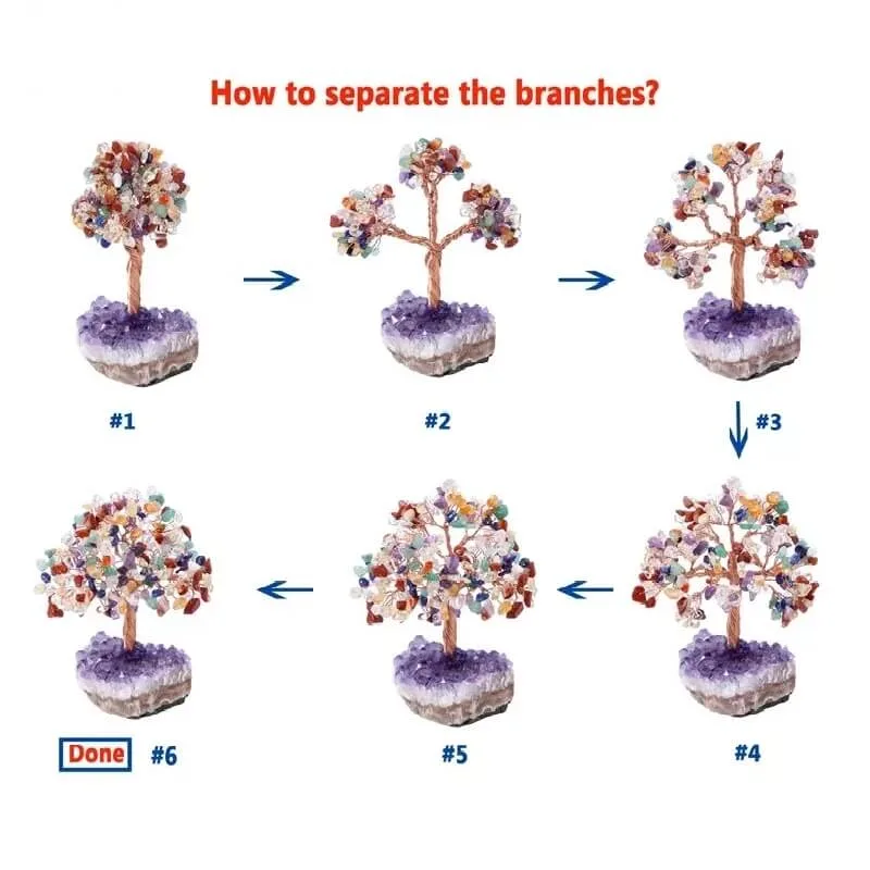 Crystal Tree Of Life Gemstone Tree - obrazek 6