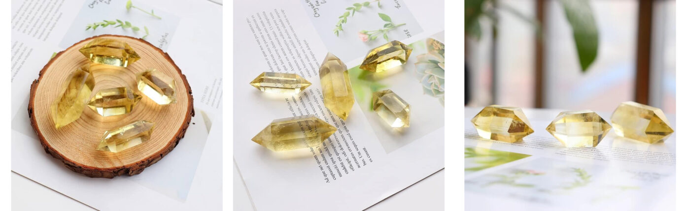 Citrine Natural Crystal Craftwork Stone