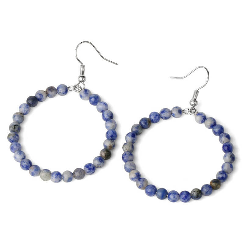 Bead Hoop Fashion Crystal Earrings 10