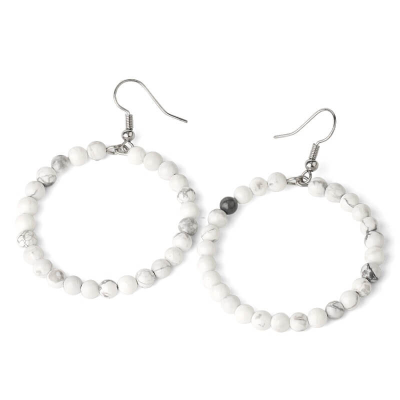 Bead Hoop Fashion Crystal Earrings 11