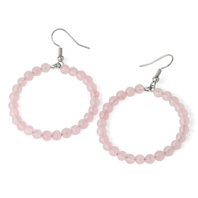 Bead Hoop Fashion Crystal Earrings 13