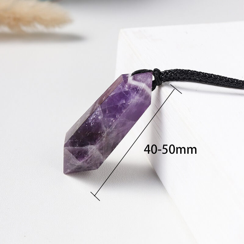 Dream Amethyst Healing Pointed Pendant