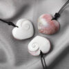 Heart Shell Pendant Healing Crystal Gifts For Women