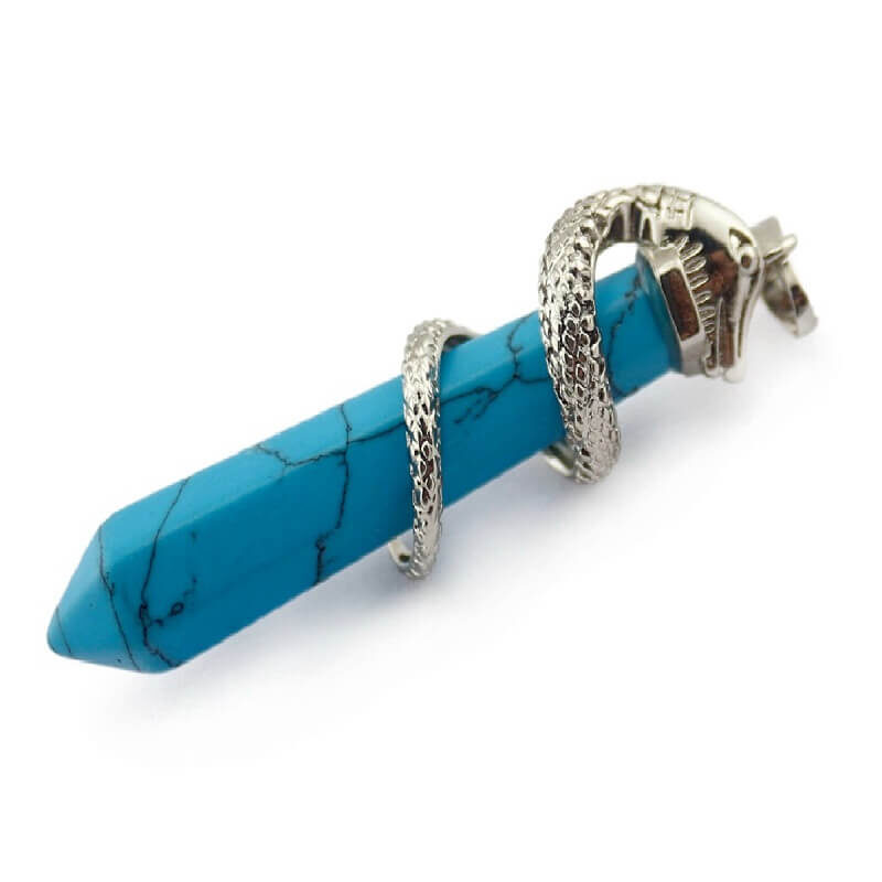 Snake Crystal Necklace For Men Women 5