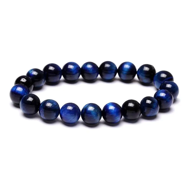 blue tiger eye bracelet beads